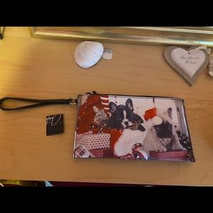NWT French Bulldog Wristlet